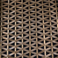 Maille décorative en acier inoxydable, treillis métallique architectural tissé pour revêtement mural
