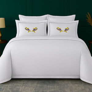 Funda de Almohada Floral con Estampado de Flores de Amatista, Funda de Cojín de Microfibra Suave de Lujo, Transpirable, Resistente a la Decoloración - Product Image 1