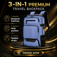 Sacs pour ordinateur portable de voyage en tissu Oxford léger et imperméable à la mode pour hommes sacs à dos avec zone de chaussures indépendante pour l'extérieur