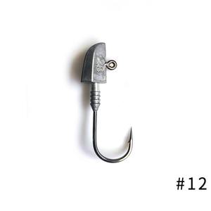 Aukay Personnalisé OEM <span class=keywords><strong>BKK</strong></span> Noir Nickel Crochet 14g28g42g56g Coloré Lumineux Poisson Tête De Plomb Jigging Crochets pour Eau Salée 2pcs par sac - Product Image 4