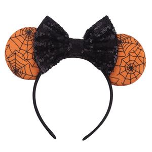 Ziming الاطفال هالوين عقال الانحناء ماوس آذان مهرجان هيرباند شبح الخفافيش تأثيري عقال للأطفال والكبار - Product Image 2