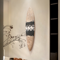Planche de surf à Texture Vintage, décoration murale en bois, salon de thé, thème d'été, Restaurant, intérieurs, tenture murale