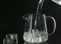 Nouvel ensemble de théière et tasses en verre de luxe 15oz 30oz, résistant à la chaleur, idéal pour le café et l'usage manuel, vente en gros, cadeau très prisé