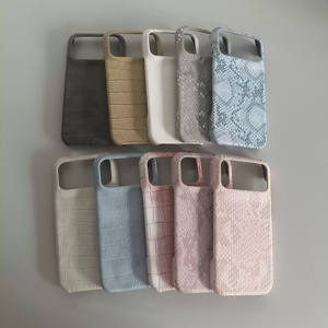 Peau <span class=keywords><strong>Internet</strong></span> Célébrité Serpent Motif Lézard Motif Téléphone Cas En Cuir Crocodile Motif Téléphone Cas pour iPhone 17 16 Pro Max - Product Image 2