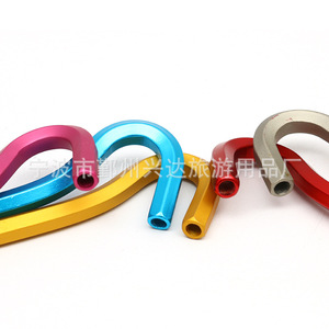 Estaca de aluminio Xingda de 19 cm y 21 cm, hexagonal con orificio para lona de camping y uso en exteriores. - Product Image 1