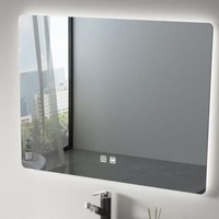 Meuble-lavabo mural de salle de bain au design moderne, vasque en marbre flottante avec miroir LED et armoire pour usage domestique