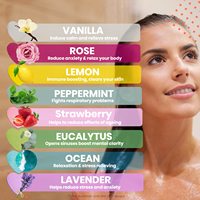 Nouvel ensemble de bombes de bain effervescentes Saint-Valentin avec aromathérapie et parfum intense