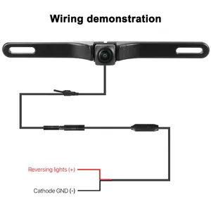 Greenyi 5G Không Dây Sao Lưu 720P HD Xe Tấm Giấy Phép Phía Sau/Phía Trước Xem Xếp <span class=keywords><strong>Camera</strong></span> Đối Với iPhone <span class=keywords><strong>iPad</strong></span> Android Điện Thoại Thông Minh Máy Tính Bảng - Product Image 2