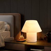 Moderne nordique Simple romantique chaud importé espagnol albâtre luxe bureau lampe de chevet E26 Base alimentation électrique