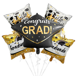 Set de Globos de Graduación con Diseño de la Clase de 2026, Globos de Felicitación para Decoración de Fiestas de Graduación - Product Image 1