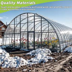 แผ่นพลาสติกคลุมโรงเรือน หนา 6 มิล โปร่งใส ทนรังสียูวี ฟิล์มโพลีเอทิลีน ทนทานต่อการฉีกขาด สำหรับคลุมโครงเหล็กในงานสวน - Product Image 3