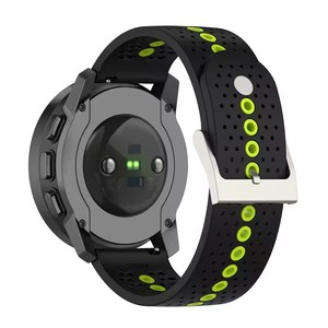 <span class=keywords><strong>Bracelet</strong></span> en silicone officiel 20mm 22mm Sport <span class=keywords><strong>Bracelet</strong></span> de montre étanche pour Samsung Galaxy Galaxy Watch <span class=keywords><strong>5</strong></span> pour <span class=keywords><strong>Suunto</strong></span> 9 Speak - Product Image 4