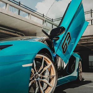 Wrapmaster 1,52*15M brillo azul turquesa TPU PPF autocuración película de protección de pintura de carrocería de coche súper Hidrofóbica - Product Image 5