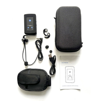 Système d'intercom pour arbitres, 4 utilisateurs, communication sans fil full duplex, portée de 1500 m, étanche IP65, charge Type-C, micro avec fonction mute