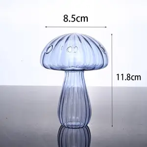 中国制造商玻璃花瓶花卉家居装饰现代透明水晶玻璃花瓶