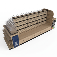 Étagère de présentation en bois pour papeterie, épicerie, magasin de proximité, étagère de présentation métallique pour supermarché
