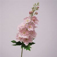 Shangchu Feel Hydraterende 3D-geprinte zijden Delphinium enkelvoudige steel retro huiselijke bloemen ornamenten bruiloft nepbloemen