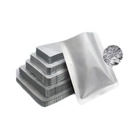 Sachet plat en aluminium scellé sur trois côtés, thermoscellable, en plastique composite PE pour le stockage alimentaire
