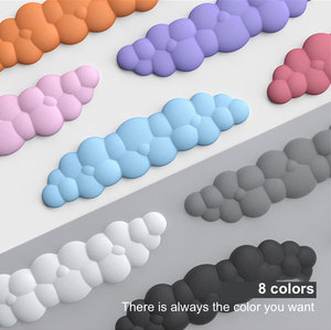 Cloud <strong>Keyboard</strong> Mouse Wrist Pad Typing Wrist <strong>Rest</strong> Men and Women Wind Foam Leather Memory Foam Palm <strong>Rest</strong> Office Goodies - Product Image 6