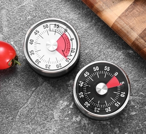 นาฬิกาจับเวลาครัว สแตนเลส ตั้งเวลาได้ ไม่ใช้แบตเตอรี่ ติดแม่เหล็ก สำหรับนักเรียน แก้ปัญหาการจับเวลา - Product Image 6