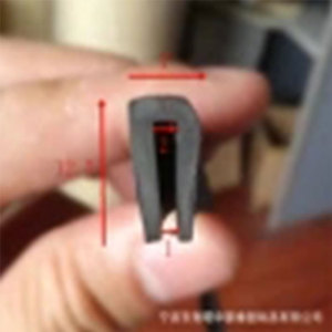 U-Shaped Sealing Strip 15x4mm Epdm <b>Rubber</b> Protective <b>Edge</b> Banding For Metal Machinery Automotive Use - Product Image 3