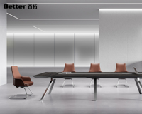 Table de conférence haut de gamme luxueuse, design moderne et contemporain, bois avec MDF pour bureau, école, hôtel, salle de conférence