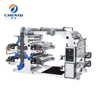 Machine d'impression flexographique CHENQI 4 couleurs à structure empilable pour l'impression de papier, de sacs en plastique et de tissus non tissés