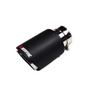 Embout d'<span class=keywords><strong>échappement</strong></span> en acier inoxydable pour modification automobile, style <span class=keywords><strong>Scorpion</strong></span> AK, bord droit, épaisseur 1 mm, universel - Product Image 6