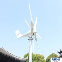 Éolienne de nouvelle conception 800w 12v 24v avec 6 pales, petit générateur éolien portable pour toit de maison