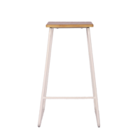 Mobilier industriel moderne et élégant pour restaurants et cafés, tabourets de bar et table à manger en bois