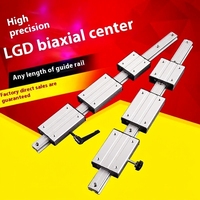 Rail de guidage linéaire à double axe en aluminium HENGXIN HX-10 personnalisé en usine, avec roulement à rouleaux, haute vitesse et silencieux