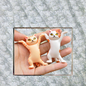 Cute Cat Resin Figurine Animal Pen Holder <b>Ornament</b> Sculpted <b>Desk</b> Decor Gift - Product Image 3