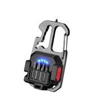 Lampe de poche COB d'urgence multifonctionnelle étanche à gradation Lampe de travail magnétique puissante et rechargeable