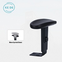 Accoudoir de bureau ergonomique en PU réglable en hauteur 1D pour chaise de bureau, ajustement universel, vente en gros en vrac