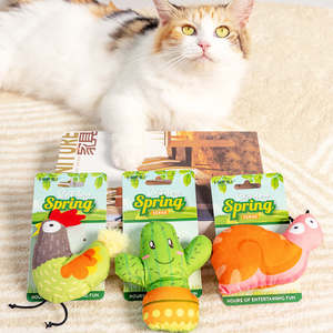 ของเล่นแมวของเล่นสัตว์เลี้ยงแบบโต้ตอบชุดป่าของเล่นแมวปลอดสารพิษพร้อมดีไซน์ทนทาน - Product Image 4