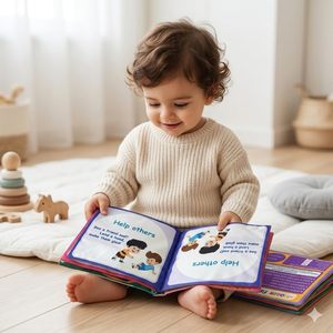 Libro de cartón KIDOGEN Shapes And Shades para niños de 2 a 4 años, aprendizaje temprano de colores y formas, juguete educativo - Product Image 5