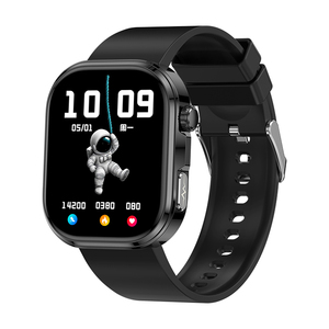 <span class=keywords><strong>Smartwatch</strong></span> GE52 <span class=keywords><strong>con</strong></span> <span class=keywords><strong>Cinturino</strong></span> <span class=keywords><strong>in</strong></span> <span class=keywords><strong>Acciaio</strong></span>, Pelle e Silicone, Monitoraggio della Salute, ECG, Fitness Tracker, Impermeabile, Orologio Sportivo Intelligente - Product Image 2