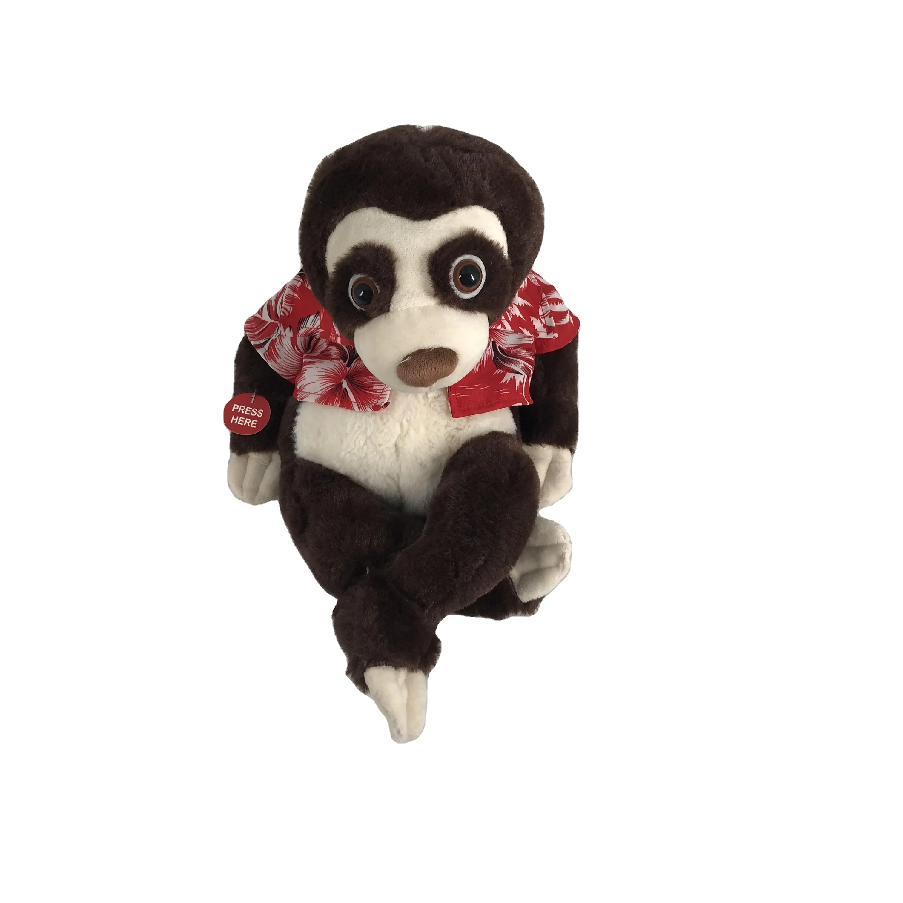 Children Birthday Gifts Cheap Monkey Kids Soft Cartoon Electric Toy Stuffed Animal Educational Plush Electronic Toys For Child