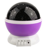 Projecteur étoilé lampe enfants chambre nuit lumière LED bébé lampe décor rotatif étoile pépinière galaxies lune projecteur Table Lam