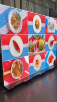 4K 8K UHD Géant P1.25 P1.56 P1.8 P2 P2.5 LED Mur Vidéo Intérieur Led Panneau Mural Flexible Led Écran D'affichage Pour Salle De Conférence
