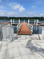 Pontons flottants Hisea Dock en HDPE et mousse EPS, résistants aux UV, haute flottabilité, avec charnières pour maisons flottantes marines