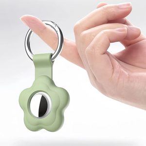 Étui <span class=keywords><strong>porte</strong></span>-clés en silicone pour <span class=keywords><strong>AirTag</strong></span>, coque de protection pour traceur GPS Apple <span class=keywords><strong>AirTag</strong></span>, support en silicone anti-perte avec anneau <span class=keywords><strong>porte</strong></span>-clés - Product Image 4