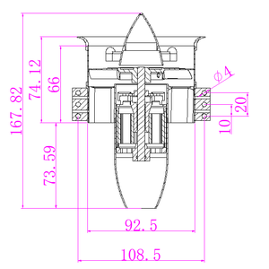 Ventilateur à canal intégral en métal de 90 mm, 12 pales, <span class=keywords><strong>moteur</strong></span> 4250 KV1750 KV1330 KV1050, 6S 8S 12S pour avion <span class=keywords><strong>RC</strong></span> - Product Image 6