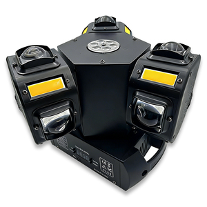 ไฟดิสโก้แบบเคลื่อนย้ายได้ 150W ลดราคาพิเศษ RGBW LED Beam Laser Strobe Wash DMX512 ควบคุมด้วยเสียง IP20 อะลูมิเนียม สำหรับงานดีเจ บาร์ ร้านคาราโอเกะ คลับ - Product Image 1