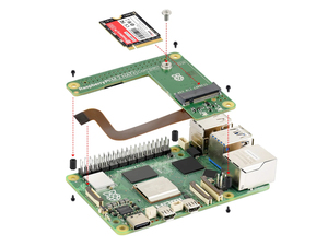 Raspberry Pi M.2 HAT+ Compact Oficial, Diseñado para Raspberry Pi 5, para Unidad de Estado Sólido M.2 con Protocolo NVMe K752 - Product Image 5