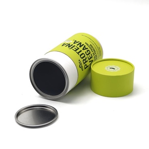 Caja de Papel Kraft Cilíndrica Personalizada, Ecológica, Reciclable y Biodegradable, con Laminado Mate para Envasado de Alimentos, Té y Café - Product Image 4