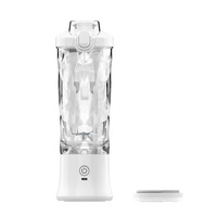Draagbare huishoudelijke USB-sapcentrifuge beker, zomerse persoonlijke elektrische mini-fruitblender met 6 messen, slow juicer