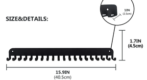 Porte-médailles de sport de football en nid d'abeille noir, forme de logo personnalisée, taille personnalisée, montage mural en métal réglable, marathon - Product Image 2