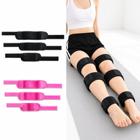 Sangle de Correction Orthopédique pour Genou Valgus, 3 Pièces, Bande de Maintien pour Déformités en O et en X, Correction des Jambes Arquées