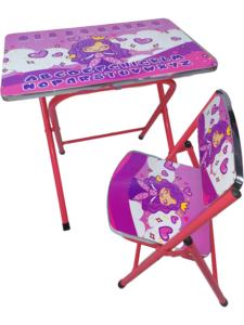 Hot Sale Modern <strong>Folding</strong> Kids Study Desk and Chair Set for 4-8 Year Old for School Use - Product Image 4